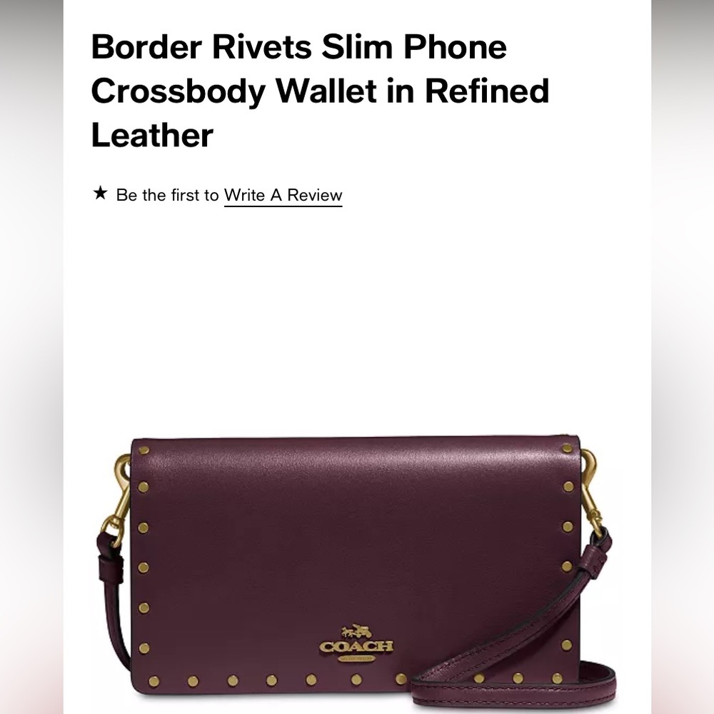 Coach Slim Phone Crossbody